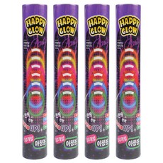 Happy Glow 夜光棒 50入組, 4套, 混色