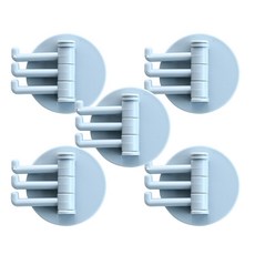 피어니스트 원형 무타공 다중걸이, 블루, 5개