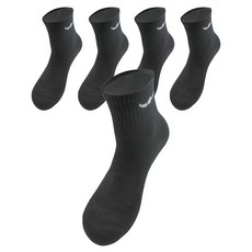 韓國 BUFFALO 男士日常襪5雙組, 1套, 黑色