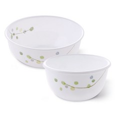Corelle Brands 康寧餐具 Green Delight 韓式飯碗湯碗組, 混合色, 飯碗 + 湯碗, 1套