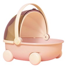 Lanboer 小型寵物粉彩搖籃躲藏屋, 粉紅色, 1個