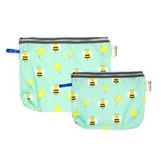 베베슈에뜨 유아용 방수 기저귀 + 도시락 파우치 세트, 꿀벌대모험