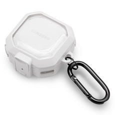 GOOSPERY 防丟失緩衝耳機殼 Galaxy Buds 2 Pro/Buds 2/Buds Pro/Buds Live/Buds FE, 單一商品, 透明白