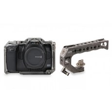 TILTA 鐵頭 Blackmagic BMPCC 6K Pro 全籠架 + 頂部把手套裝 戰術灰, TA-T11-FCC(籠架), TA-QRTH(頂部把手), 1套