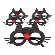 Allode 鬼怪派對節慶眼鏡, 5個, TYPE03黑貓