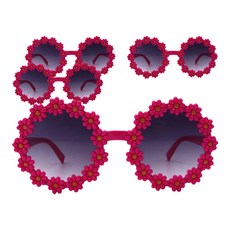 Allode 特別雛菊派對眼鏡, 4個, TYPE01紅色