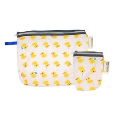 베베슈에뜨 유아용 방수 약 + 기저귀 파우치 세트, 스몰덕