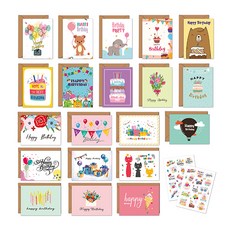 Maket Gamseong 生日賀卡組合套裝, 1套, 類型1