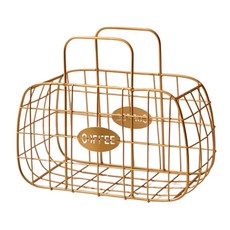 Athome 圓形高級咖啡膠囊收納籃, 1個, 金色