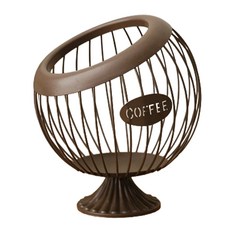 아티홈 고급 원형 커피 캡슐 보관 바구니 TYPE 1, 브라운, 1개