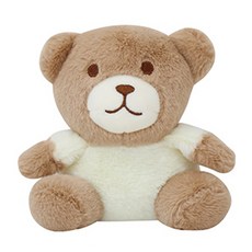 카페라떼 곰토끼 키링 인형, 11.5cm, 커피곰, 1개