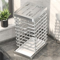 甜蜜商店不鏽鋼廚房刀架, 1個, 銀色