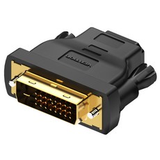 벤션 양방향 DVI HDMI 변환 젠더, ECDB0, 1개