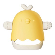 DURI 安心矽膠 2in1 矽膠固齒器, 1個, 黃色, 單品