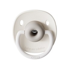 DURI 嬰幼兒用安心矽膠一般型奶嘴, 1個, 0~36個月, 灰色