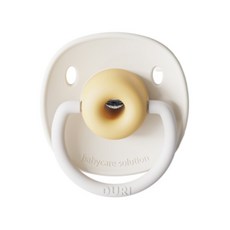 DURI 嬰幼兒用安心矽膠一般型奶嘴, 1個, 0~36個月, 黃色