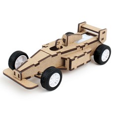 영공방 풀백 레이싱카 DIY 나무 모형 조립키트 TM-563