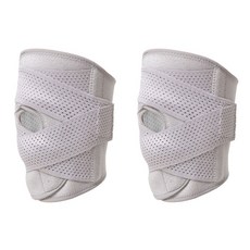 모어블 남여 스포츠 에어 무릎보호대 화이트, 2개