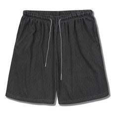 ILLUSO 男女通用顏料水洗棉質短褲