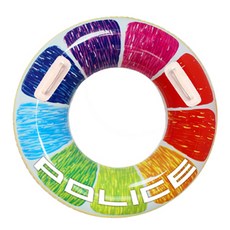 義烏市小天使玩具 兒童POLICE把手游泳圈, 1個, 橘色