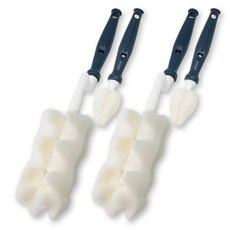 babybear Embo 嬰兒奶瓶刷 2 件套, 2組, 海軍藍