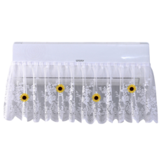 Iple 蕾絲壁掛式冷氣擋風板窗簾 向日葵, 單一商品