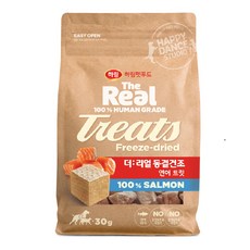 하림펫푸드더리얼 동결건조 트릿, 연어, 30g, 1개