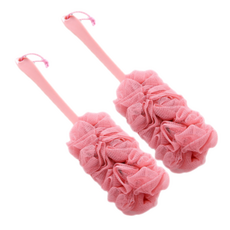 다정다감 저자극 등 때밀이봉 바디브러쉬, 핑크, 1개입, 2개
