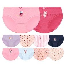 mrkids 女童純棉三角內褲10件組 MWP 030