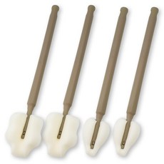 babybear 韓國製造 長款奶瓶刷 寬型 + 迷你組合, 2套, 棕色