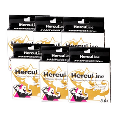 HercuLine SAPA 超強力Dyneema編織線 3號, 6個, 灰色