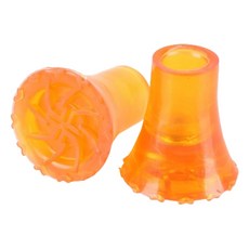 Felis J 拐杖手杖替換用橡膠腳墊 B橘色, 2個