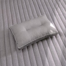 wooree&deco Shiny 弧形頸椎枕, 1個, 灰色