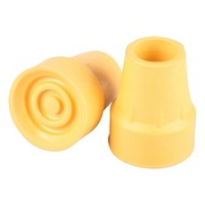 Felis J 拐杖 手杖 替換橡膠頭 D黃色, 2個