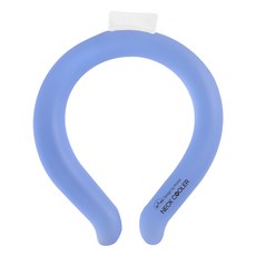 DIYOU Cold Ring 夏季涼感頸圈 PCM材質 自然冷卻 涼感圍巾 成人款 藍色 2 x 18 cm, 1個