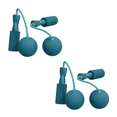 블럭마트 실내 무선줄넘기 빅볼, 블루, 2개