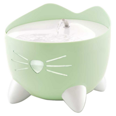 Cat It 智能飲水器 簡易型 貓用 PIXI 三重過濾 低水位LED指示燈 綠色 2.5L, 1個