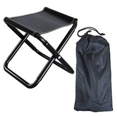 Silvercast 便攜式雙重折疊椅, 1個, 黑色