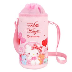 WINGHOUSE 三麗鷗女童用Hello Kitty可愛水瓶袋, 粉紅色, 1個