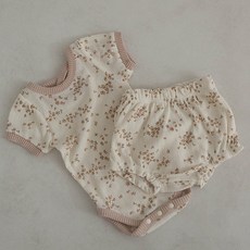 PEEKABOO 兒童款玫瑰西裝上下套裝