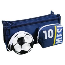 Bloom Trail足球明星用品多功能鉛筆盒, 1個, 01海軍