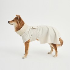 merlie 狗狗Di Marco防水雨衣, 1個, 米色