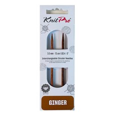 KnitPro Ginger Deluxe 可換式木棒針 長針頭, 1個