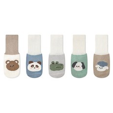 STARDOOR 童款可愛棉線襪 5入組