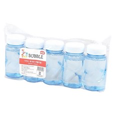키저스 휴대용 버블 리필액 버블통형 5p, 블루, 1개