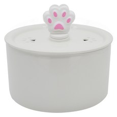 see real pet 貓咪果凍飲水器 1.2L, 1個, 白色, 單品