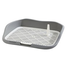 DING DONG PET 寵物Boyz環繞型支柱便盆, 深灰色, 1個