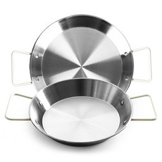 The Nine 不鏽鋼IH電磁爐直火兩用西班牙海鮮飯鍋, 28cm, 2個