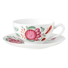 Tettau 單人咖啡杯組, 阿米娜玫瑰, 1套