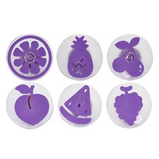 Kes.B 藝術學校大型印章組, 水果, 藍色, 1套